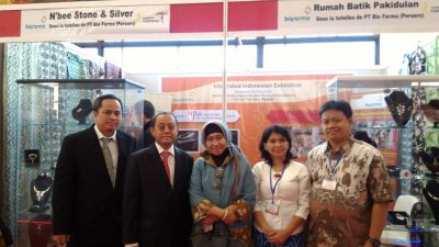 Bio Farma turut serta dalam pameran indonesia terpadu di Al jazair
